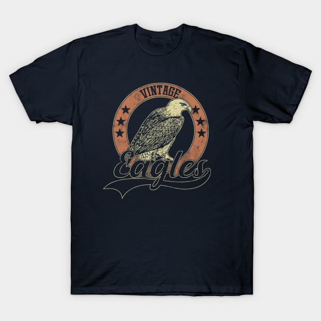 Vintage Eagles T-Shirt by bluerockproducts